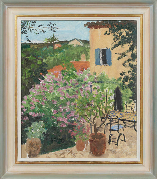 Alex Uxbridge original painting 'Terrace, Oleander' Panter and Hall