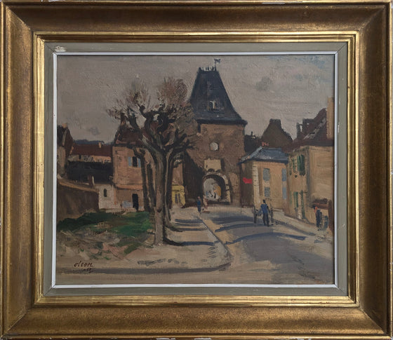 Town Gate, Burgundy, 1950