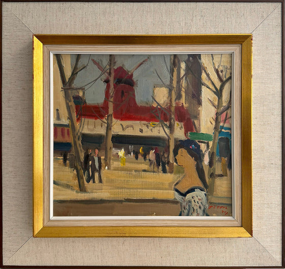 Figures by the Moulin Rouge, 1974