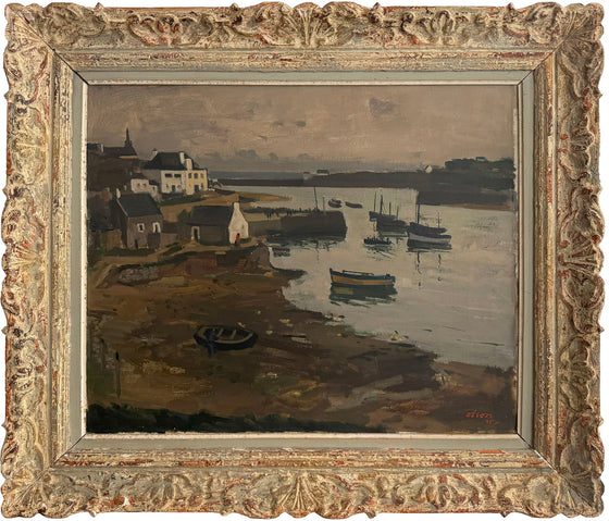 Normandy fishing Village, 1945