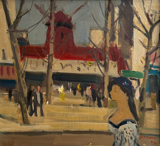 Figures by the Moulin Rouge, 1974