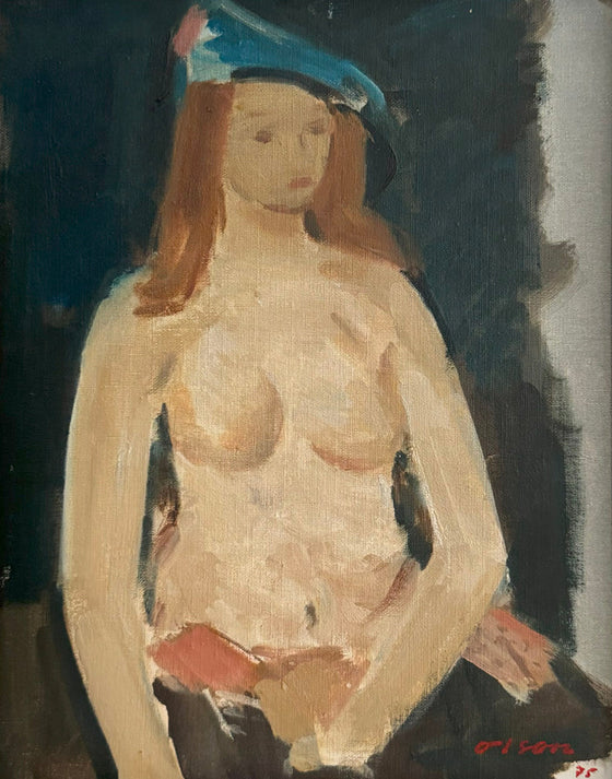 Nude in a Blue Bonnet, 1975