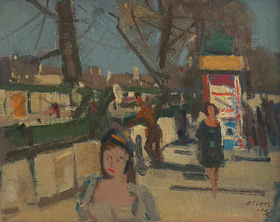 Bouquinistes By The Seine, 1960