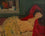 Reclining Model in Red, 1971