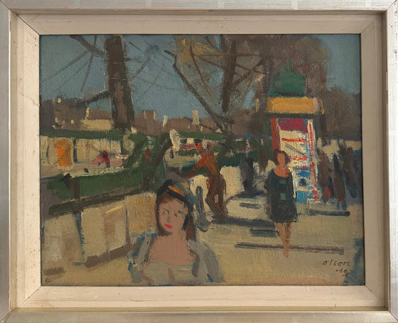 Bouquinistes By The Seine, 1960