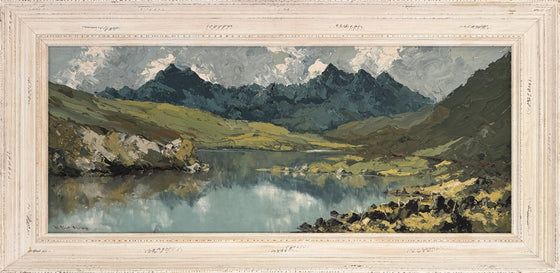 A View of Snowdon from Lake Mymby