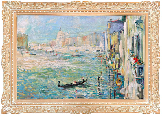 A Gondola on the Grand Canal, Venice