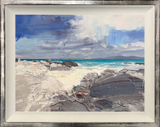 Clouds Rolling Across the Horizon and Gulls Dance in the Wind, Iona