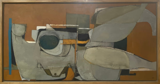 Composition in Orange and Blue