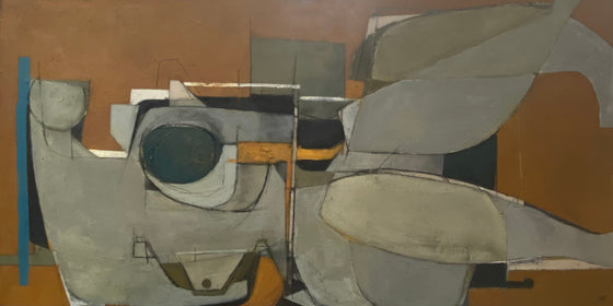 Composition in Orange and Blue