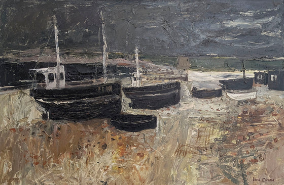 Boats on an East Coast Shore