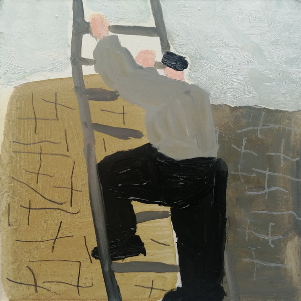 'On the First Rung Again Once More' by contemporary artist David Ralph ...