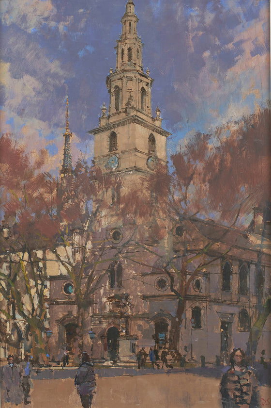 St Clement Danes-Winter Morning