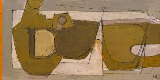 Deconstructed Woman in Ochre (Composition no.2)