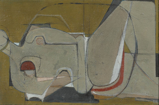 Fragmented Reclining Nude