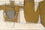 Reclining Form in Ochre with Grey