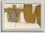 Reclining Form in Ochre with Grey
