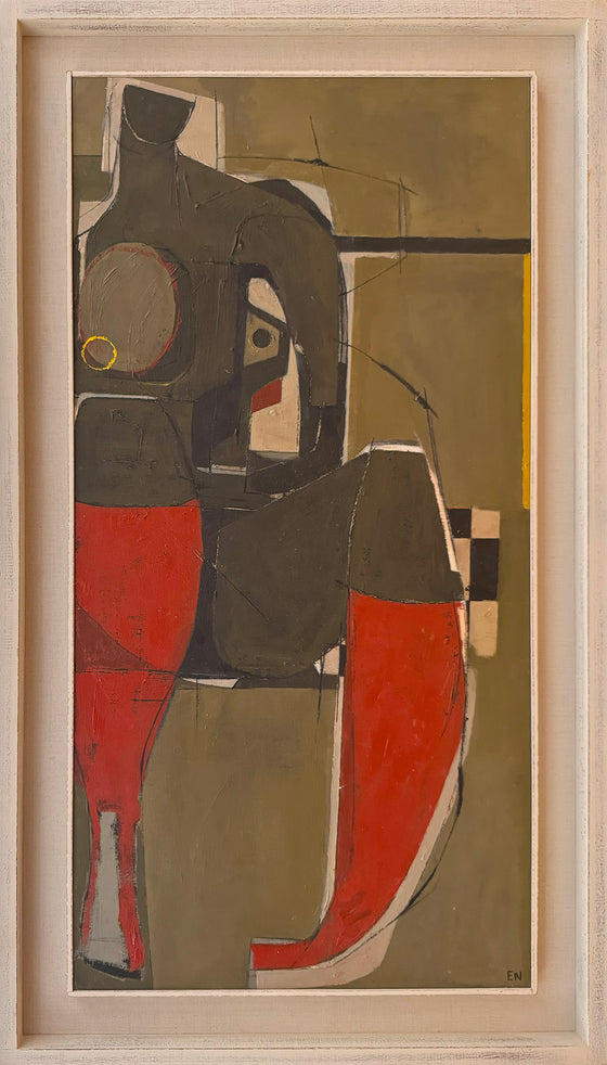 Seated Nude with Red Socks