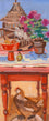 Red Table and Hen