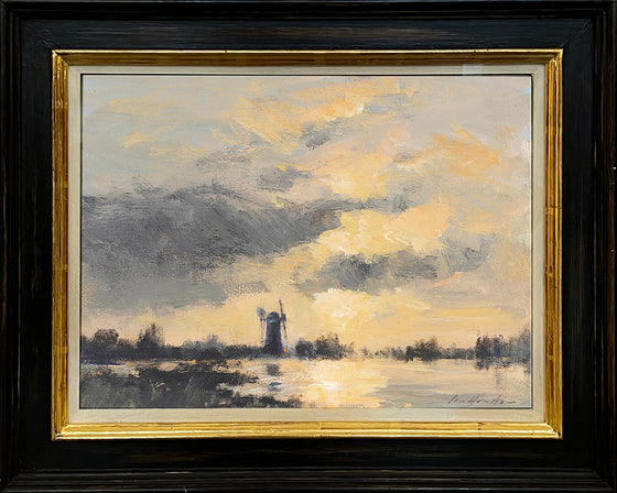 A Norfolk Drainage Mill – Evening Light