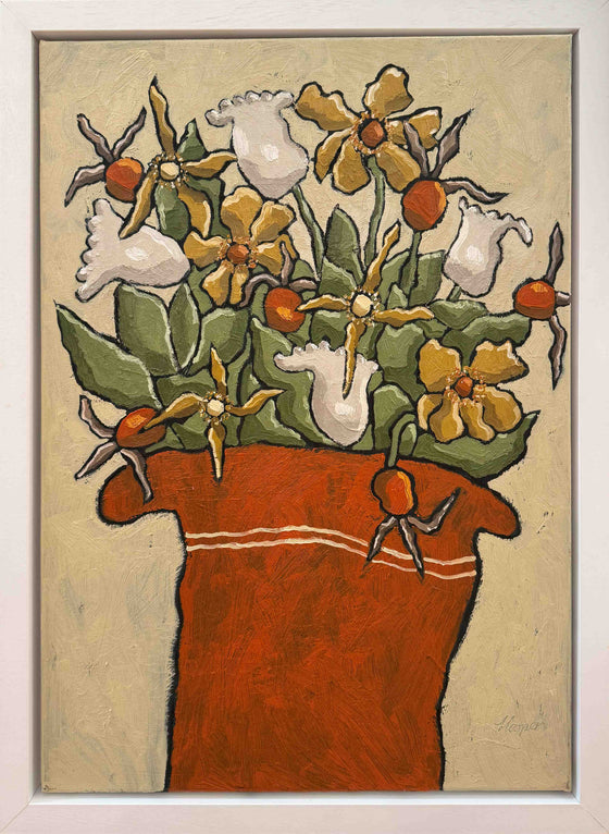 Orange Vase