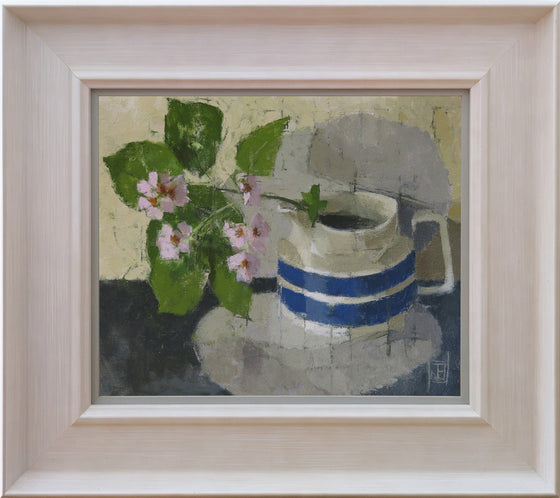 Grey Still Life With Bramble