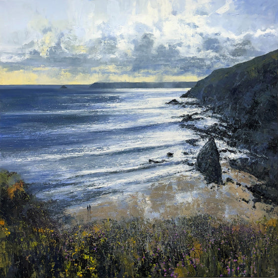 Looking out from Hemmick, The Roseland