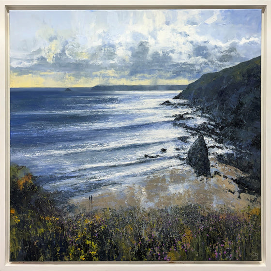 Looking out from Hemmick, The Roseland