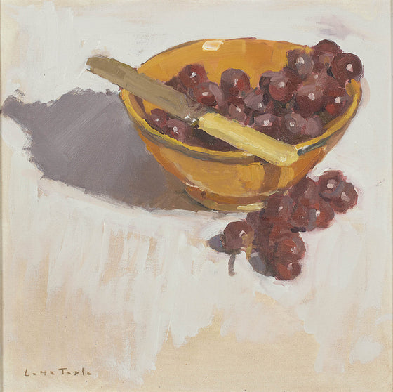 Grapes in Yellow Bowl