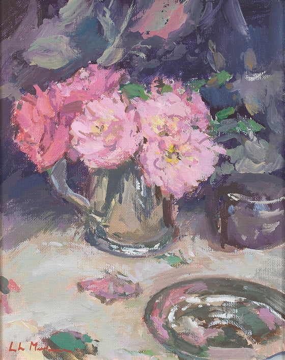 Pink Roses and Silver II