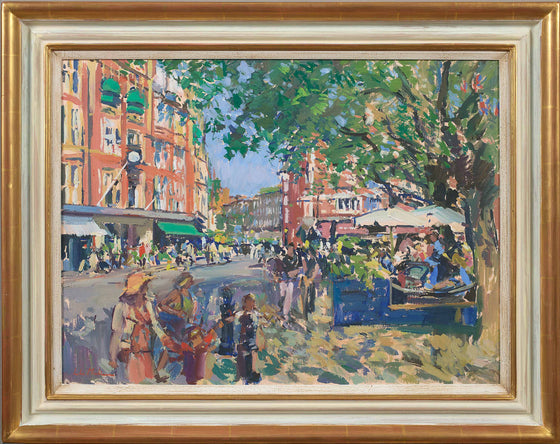 Under the Trees in Sloane Square, High Summer