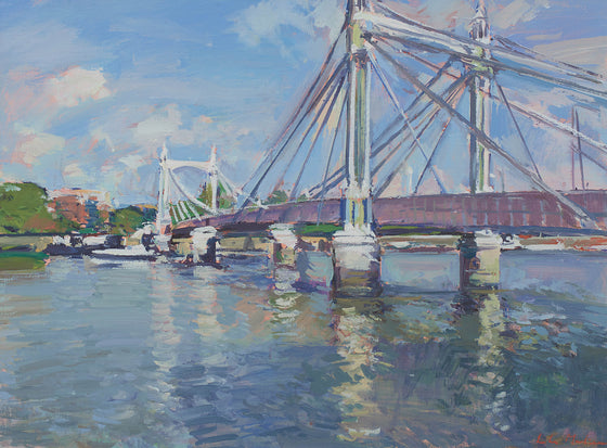 Upstream Past Albert Bridge II