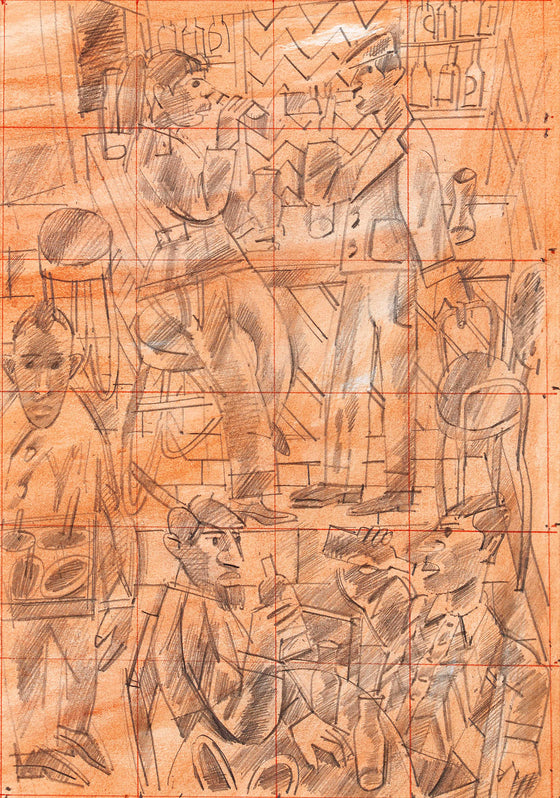 The India Club - Compositional Study I