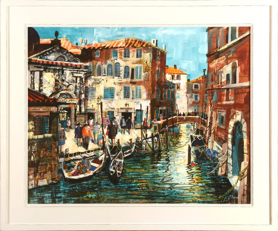 Tourists and Gondolas, Venice