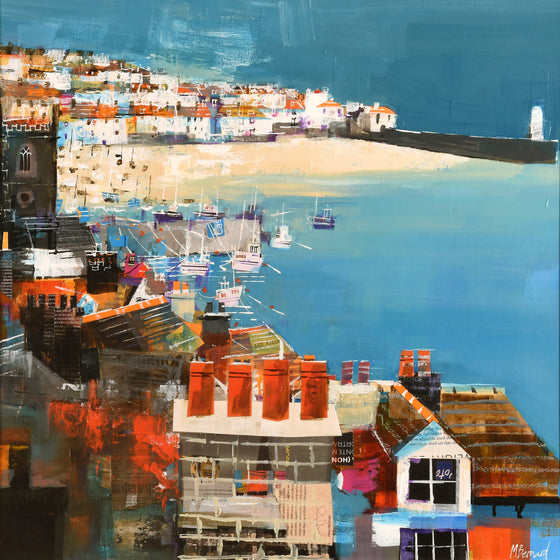 Rooftops and Boats, St. Ives