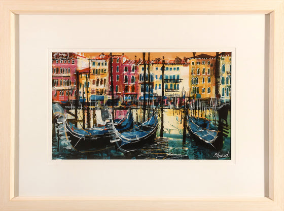 Gondolas, Grand Canal, Venice