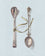 Cherub Spoon with Green Silk
