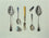 Silverware with Egg and Jay’s Feather