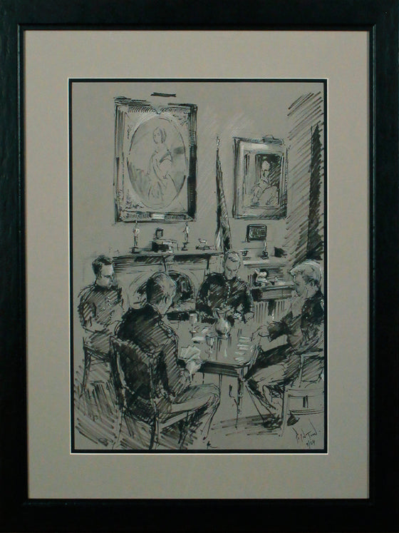 Cards in St James's Palace, Officers Mess NFS