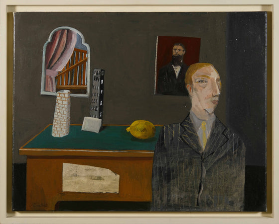Man in Striped Suit