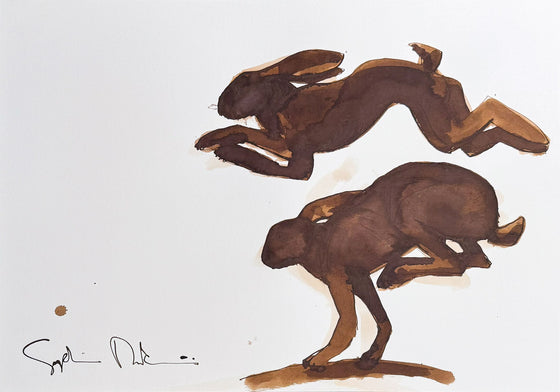 Leaping Hares