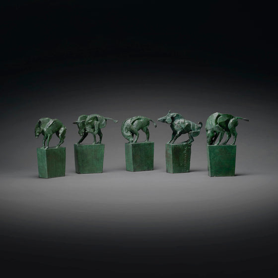 'Wild Boar' Set of 5, Edition 3 of 9 - Maquettes