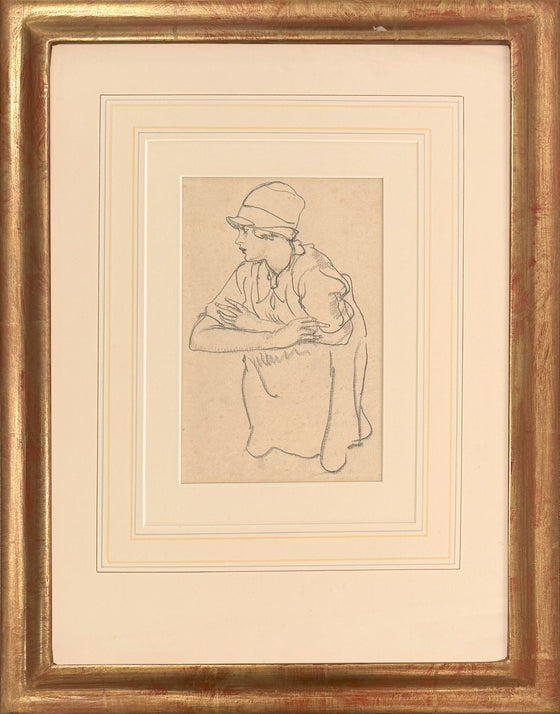 Girl Leaning