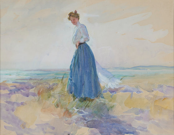 Mabel, The Artist's Wife, in the Dunes