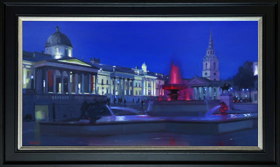 The National Gallery by Night, London