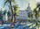 Afternoon in the Piazza, Cadiz (Study)
