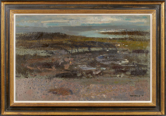 Alberto Morrocco RSA 'Low Tide, Benholm, 1961' framed