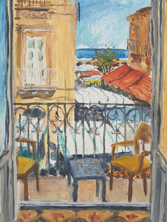 Balcony, Distant Sea