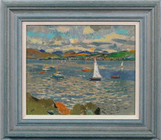 Alexander Galt 20th Century Scottish artist 'Yachts Gourock'