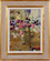 Alice Boggis-Rolfe contemporary British artist 'A Tangle of Sweet Peas' framed